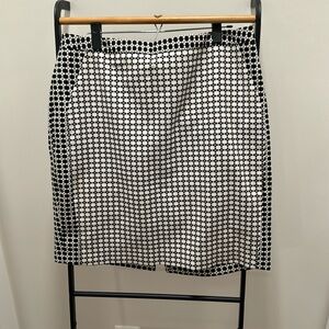 Patterned Pencil Skirt